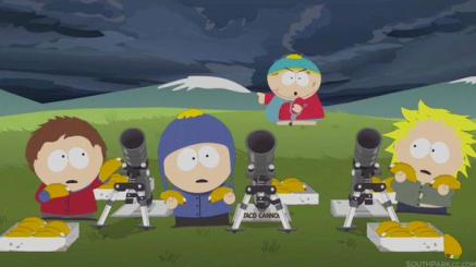 Cartman uses racist stereotypes to fight the P.C. frat boys